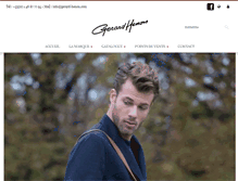 Tablet Screenshot of gerard-henon.com